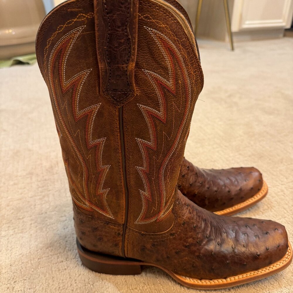 Durango Cowboy Boots (Mens 8.5/Ostrich) - brand new